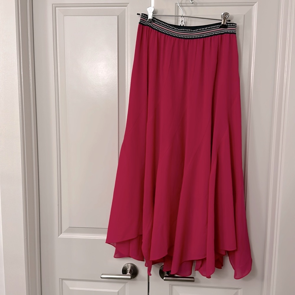 Anthropologie midi skirt